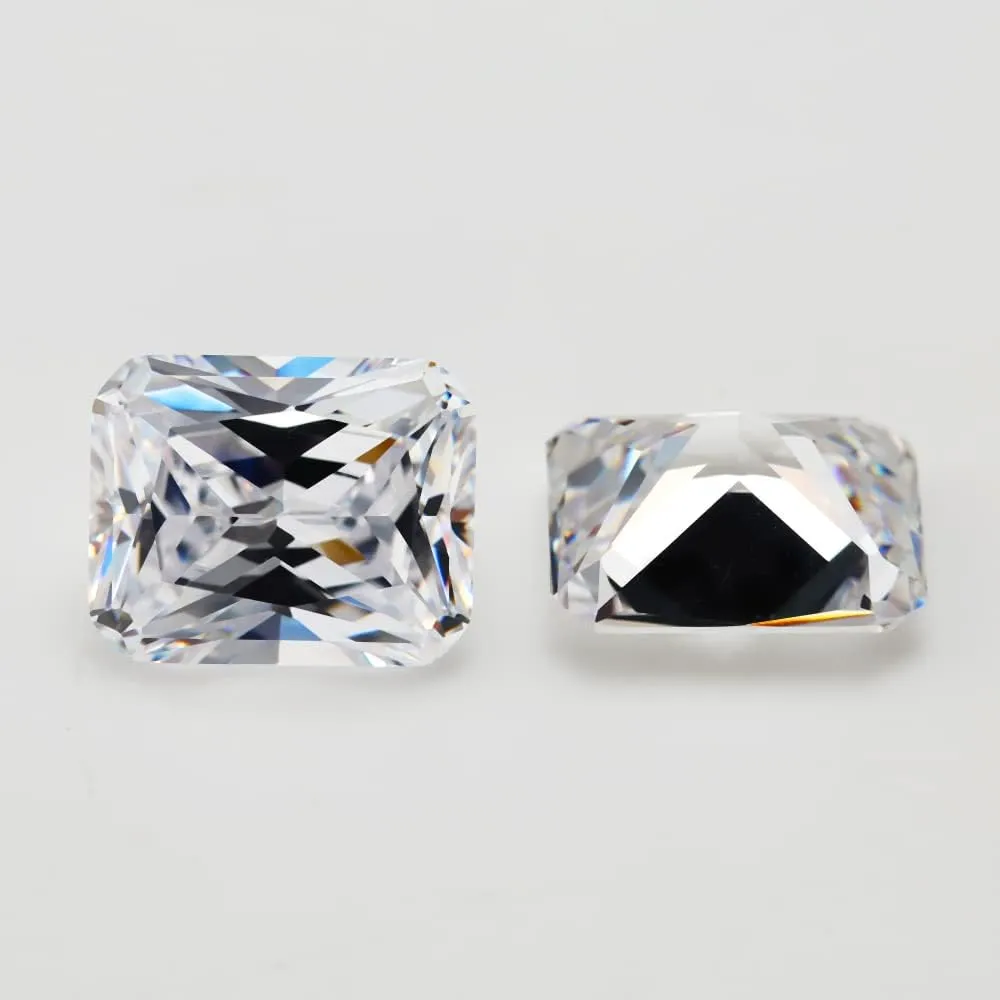 1 Set 18 Different Shape Loose CZ Stone 5A White Cubic Zircoia Synthetic Gemstone for Jewelry Making