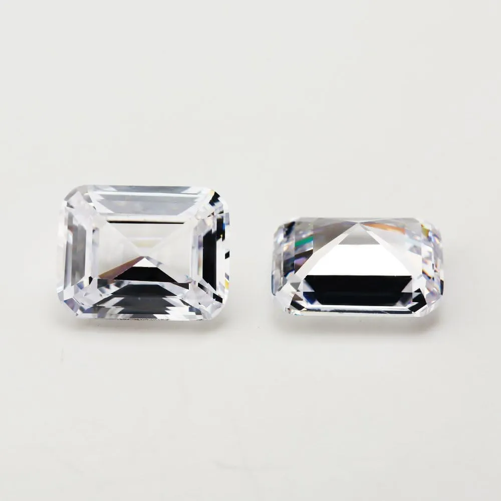 1 Set 18 Different Shape Loose CZ Stone 5A White Cubic Zircoia Synthetic Gemstone for Jewelry Making