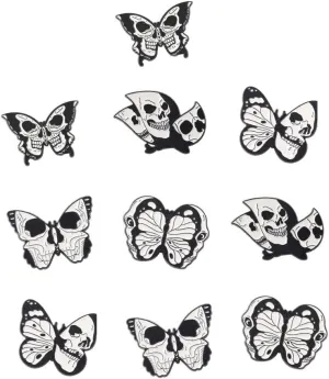 10 Pack Enamel Pins set Cute Horror Cartoon Brooches Lapel Badge For Backpacks, Bag, Jacket, Kids, Girls, Festival Gifts