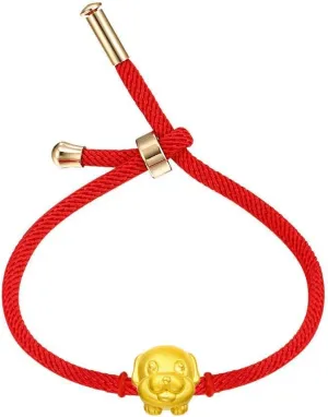 12 Chinese Zodiac Sign Animal Charm Bracelet Adjustable Lucky Red String Bracelet for Women Birthday Gifts