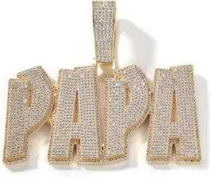 14K Gold Plated Custom Name Necklace With A-Z Letter, Personalized Nameplate Pendant Necklace With Cuban Link Chain,Trendy Hip Hop Rapper Chain For Men