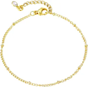 14K White Gold Plated Beaded Bracelets for Women Dainty Boho Simulated Pearl Turquoise Crystal Beads Gold Bracelet for Women Non Tarnish