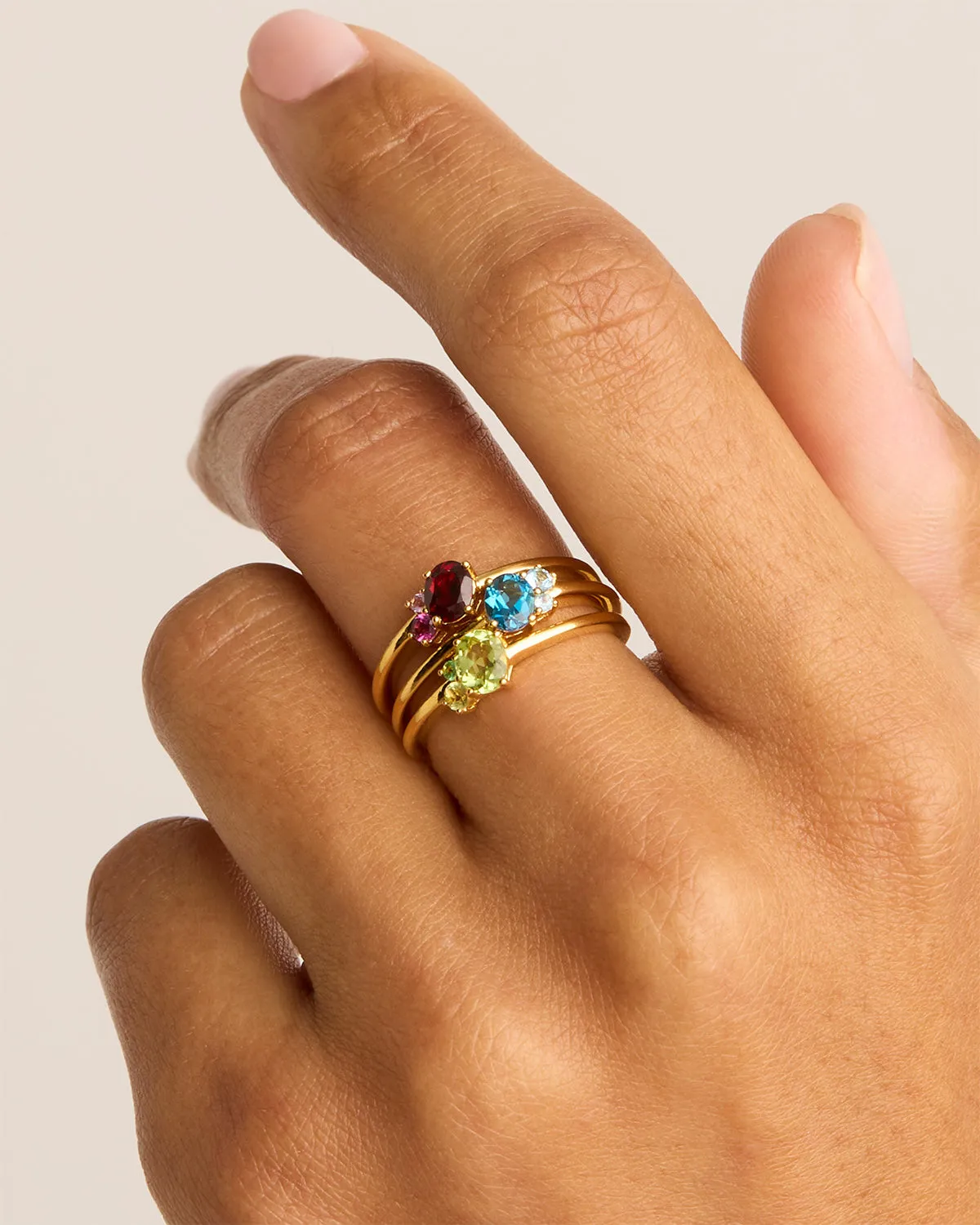 18k Gold Vermeil Kindred Birthstone Ring - December