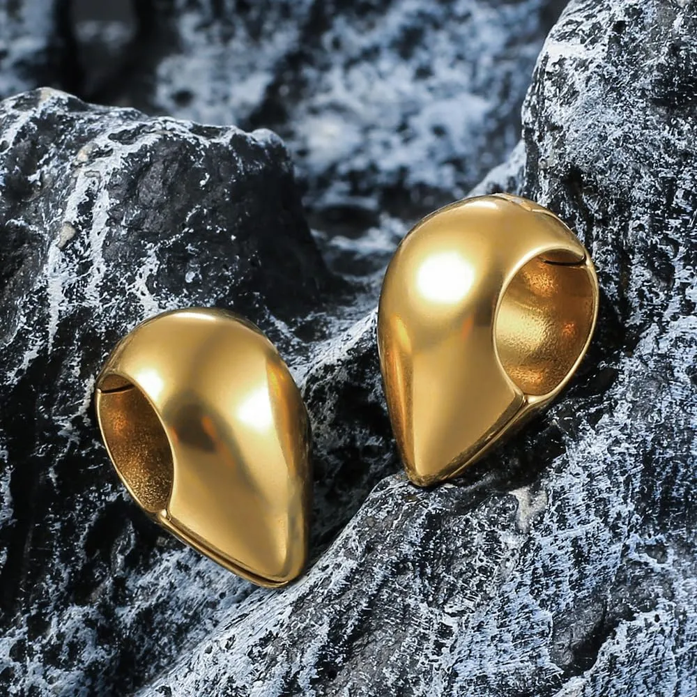 2 PCS Ear Weight for Lobe - 6mm  Ear Tunnels Plugs - 316 Stainless Steel - Hypoallergenic Expander
