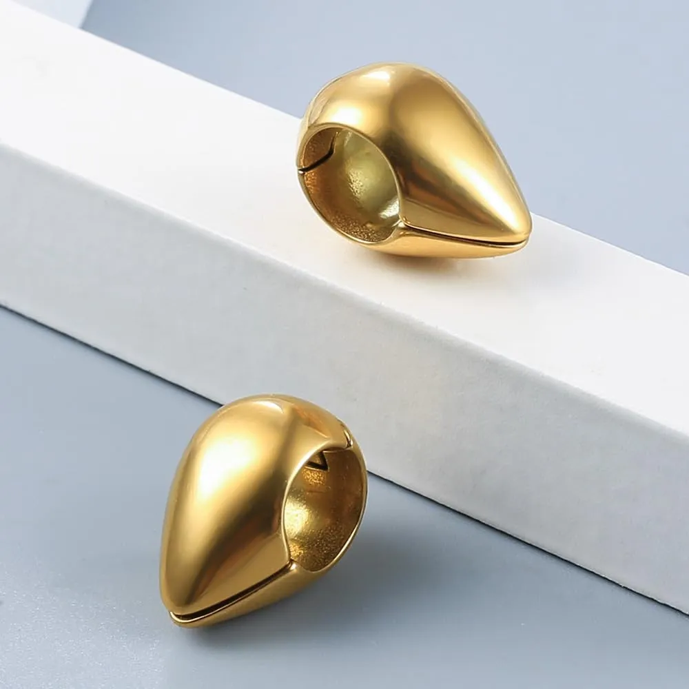 2 PCS Ear Weight for Lobe - 6mm  Ear Tunnels Plugs - 316 Stainless Steel - Hypoallergenic Expander