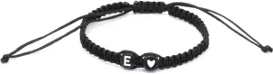 26 Letters & Heart Design Braided Drawstring Bracelet,Adjustable Heart Shaped Couple Bracelet, Friendship Bracelet.