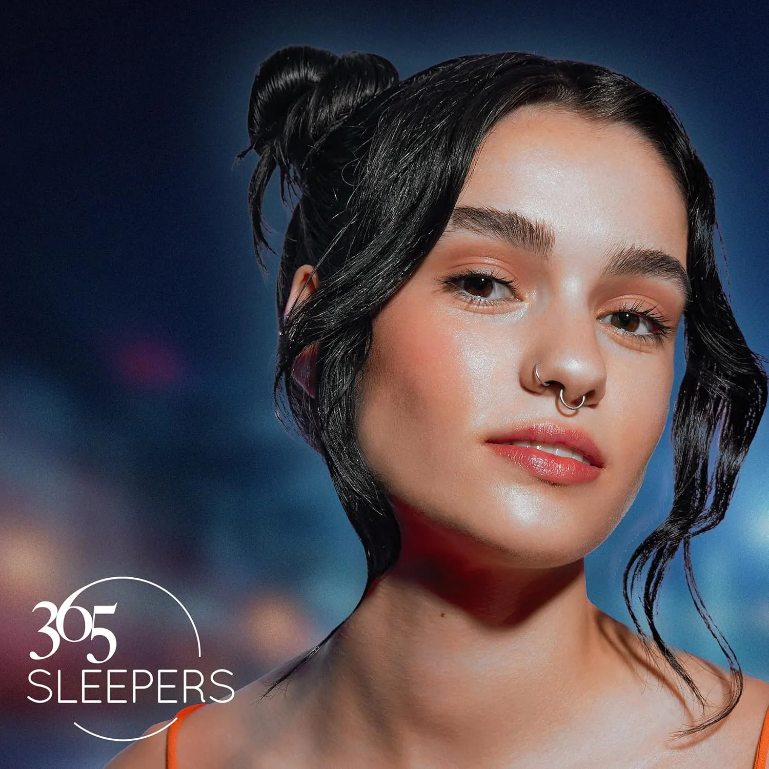 365 Sleepers 316L Surgical Steel Hypoallergenic 16G Gem Septum Jewelry Hinged Segment Ring Body Piercing Hoop Lip Rings Helix Cartilage Rook Sleeper Earrings 8mm  10mm
