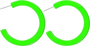 80s 90s Neon Earrings for Women Retro Cassette Tape Hoop Earring Candy Color Lightweight Acrylic Stud Dangle Earrings for 80S Costume Outfits Dancing Glow Party Accessories