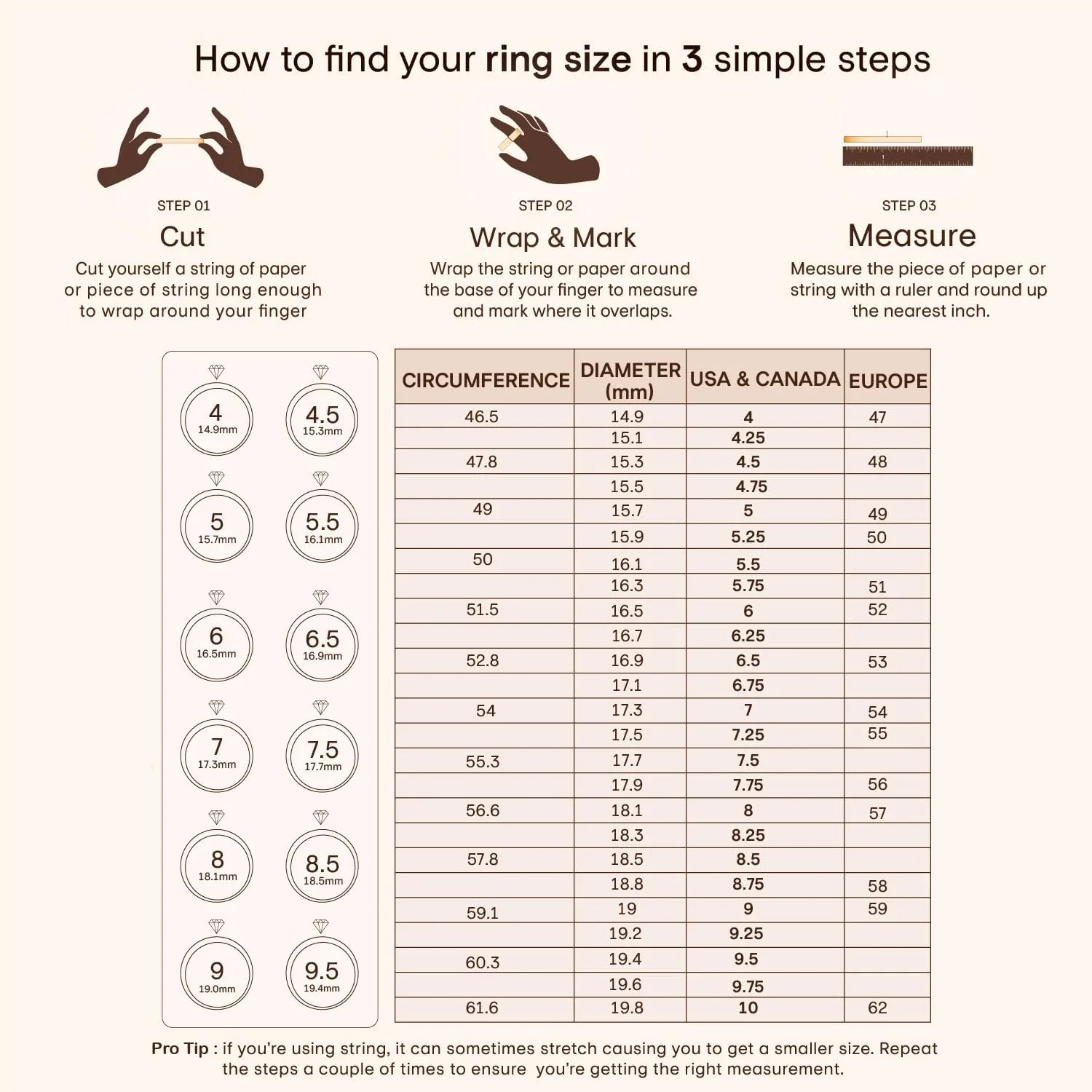 Adjustable Snake Ring | Round Sparkling White Cubic Zirconia Open Snake Rings for Women In 14K Gold Over Sterling Silver Jewelry Gift for Daughters Wife