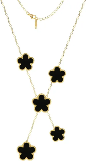 AICase Valentines Day Gifts Clover Necklace for Women 18K Gold Plated Four Leaf Clover Necklace Lucky Pendant Jewelry Gifts for Women/Mon Birthday