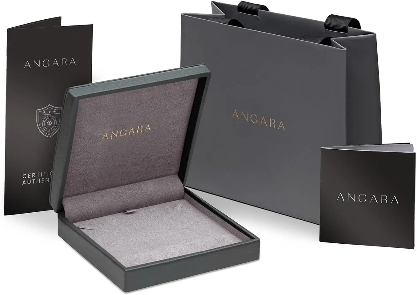 Angara Natural Aquamarine Infinity Heart Pendant with Diamonds in Silver / 14K Solid Gold/Platinum | March Birthstone, Birthday, Engagement, Anniversary, Wedding Jewelry Gift for Women