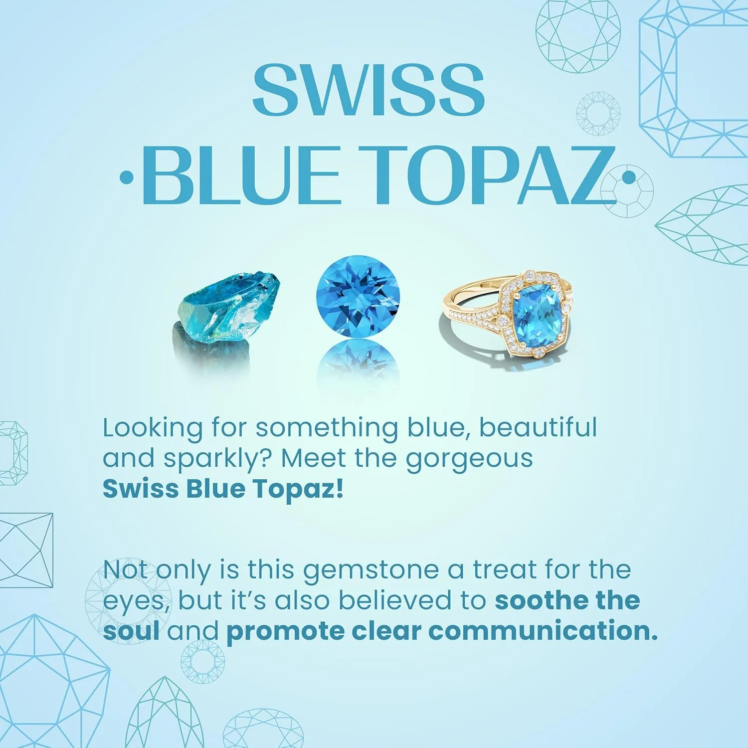 Angara Natural Trillion Checker-Cut Swiss Blue Topaz Solitaire Pendant in 14K Solid Gold/Platinum | November Birthstone, Birthday, Engagement, Anniversary, Wedding Jewelry Gift for Women