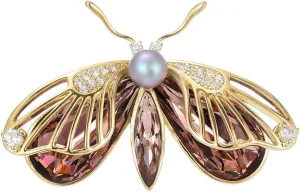 Animal Brooch for Women Austrian Crystal Animal Brooch Pin Rhinestone Animal Brooch Lapel Pin Wedding Jewelry Mother's Day Birthday Gifts for Mom Wife