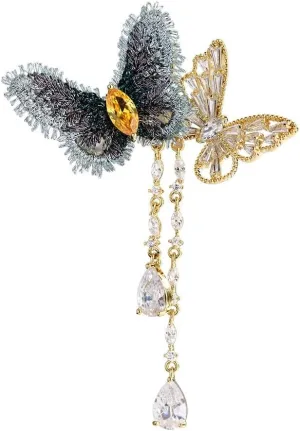 Animal Brooch Insect Bird Brooches Pearl Rhinestone Crystal Brooch 18k Gold-Plated Lapel Pins Jewelry Gifts Birthday Gifts for Women Men