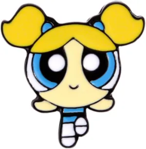 Anime Powerful Girls Cute Cartoon Comics Brooch for Women Brooch Pin Metal Collar Brooches Kids Pines Badge Bag Lapel