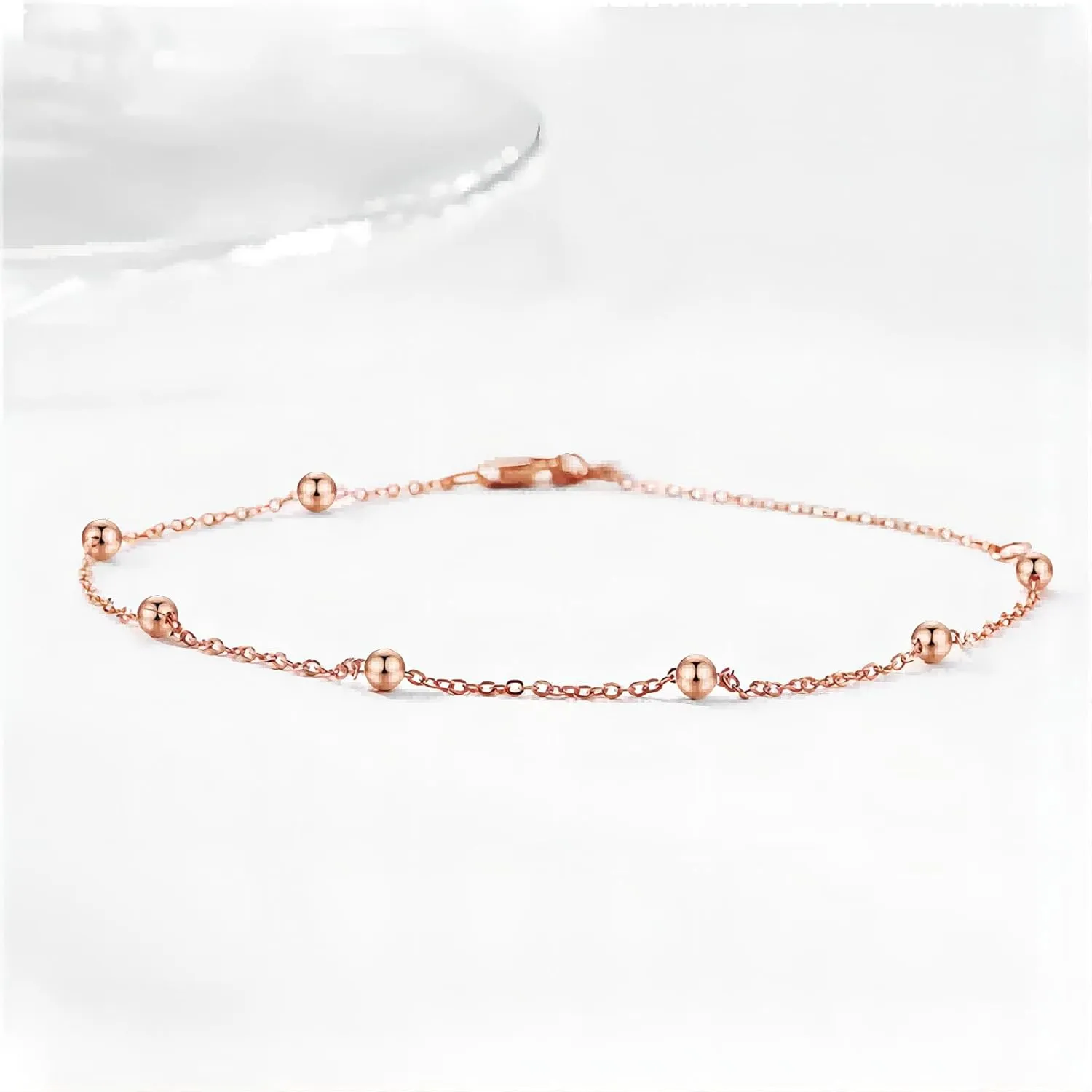 Anklet for Women Gold Chain 14K Gold Plated Adjustable Ankle Bracelets for Women, Dainty Boho Beach Summer Foot Jewelry Ankle Bracelet for Girls Teen