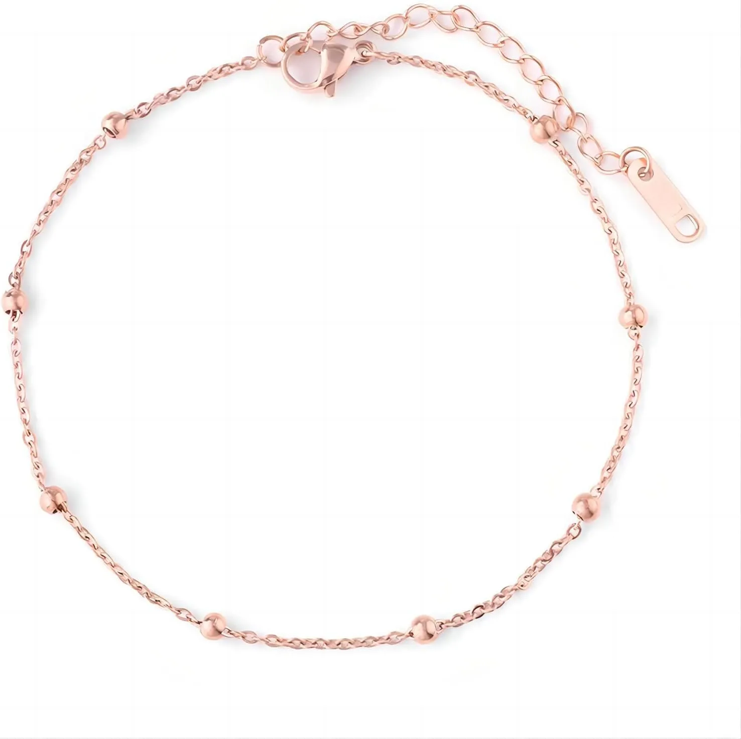 Anklet for Women Gold Chain 14K Gold Plated Adjustable Ankle Bracelets for Women, Dainty Boho Beach Summer Foot Jewelry Ankle Bracelet for Girls Teen