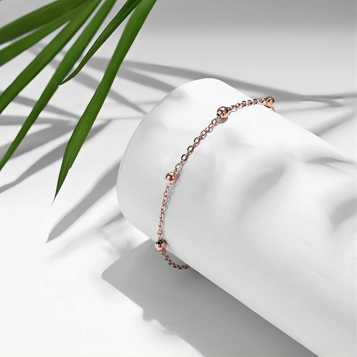 Anklet for Women Gold Chain 14K Gold Plated Adjustable Ankle Bracelets for Women, Dainty Boho Beach Summer Foot Jewelry Ankle Bracelet for Girls Teen