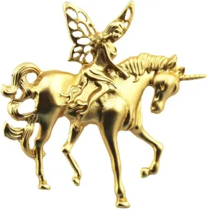 Baroque Horse Lapel Brooch Pin Angel Fairy Elf Flying Horse Clip Scarves Sweater Collar Dress Jackets Backpacks Brooches Pins for Women Girls Fashion Jewelry Gifts