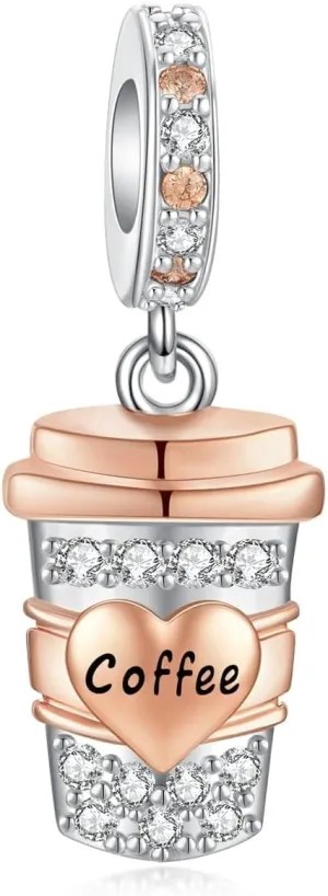 Bible Family Mom Wife Love Heart Dangle Charm 925 Sterling Silver Charms fits Bracelets and Necklace Pendant Bead Charms Jewelry Present for Women Family Friends