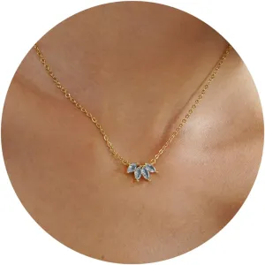 Birthstone Necklace for Women Girls Birthday Gifts 12 Months Diamond Birthstone Necklace Dainty Crystal Gifts for Women Anniversary Necklace Girls Mother Wife Daughter Girlfriend Her