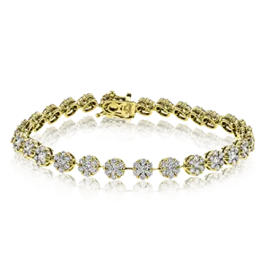 Bracelet in 18K Gold with Diamonds