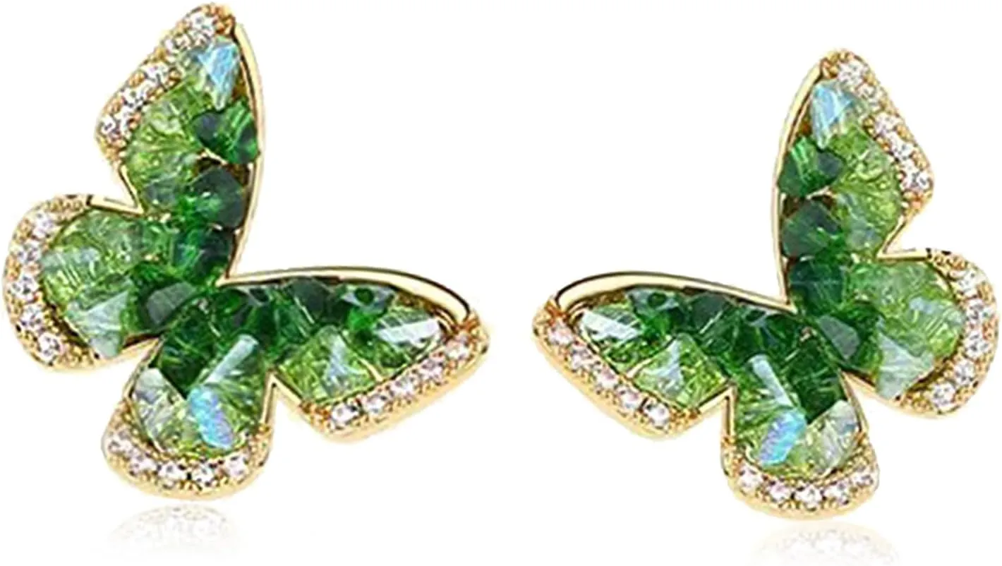 Butterfly Earrings for Women Butterfly Stud Earrings Post Earrings Jewelry Birthday Christmas Gifts