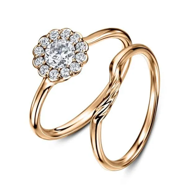 Cannelé Twist Plain Wedding Ring