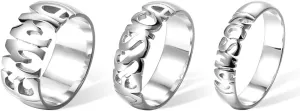 Custom Name Ring Sterling Silver 925, Hand Carved Statement Name Ring in 5mm, 7mm & 10mm Bands, Birthday/Anniversary/Christmas Gift for Men/Women