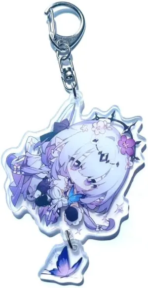 Cute Game Honkai Star Rail Cosplay Acrylic Keychain Accessories Pendant Key Chain Rings For Backpacks Fans Gifts
