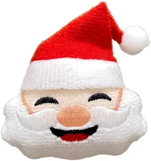 Cute Plush Santa Claus Christmas Decoration Brooch Lapel Pins for Women Teen Girls Dainty Ornament Fabric Brooch Shirt Sweater Hat Bag Clothes Accessory Party Holiday Xmas Gift Daughter Bff
