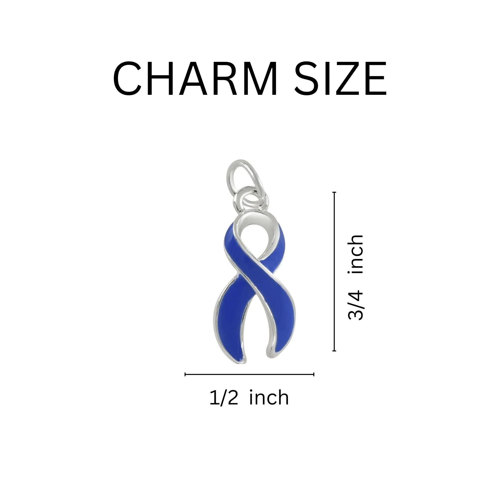 Dark Blue Ribbon Where There Is Love Bracelets