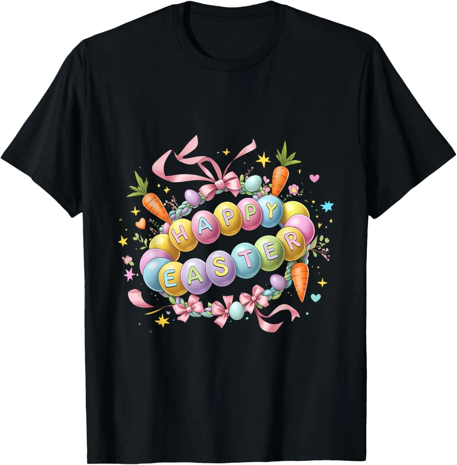Easter Friendship Bracelet Retro Coquette Girls T-Shirt