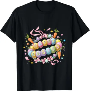 Easter Friendship Bracelet Retro Coquette Girls T-Shirt