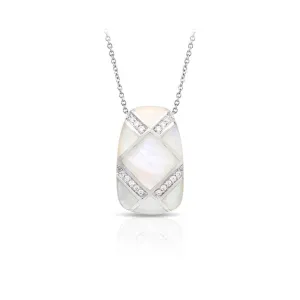Echelon White Mother-of-Pearl Pendant