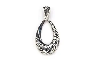 Embrace Pendant- Black Shell