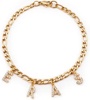 Eras Bracelet, Charms Letter Bracelet Gold Alphabet Bracelet for Women Singer Fans Adjustable Friendship Bracelets Jewelry Gifts for Tour Music Lovers Inspired Fans