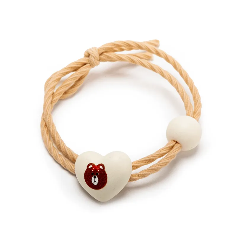 Fabufabu simple bear hair tie