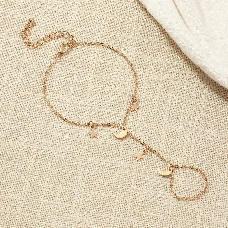 Fashion Simple Double Finger Star Bracelet Bracelet