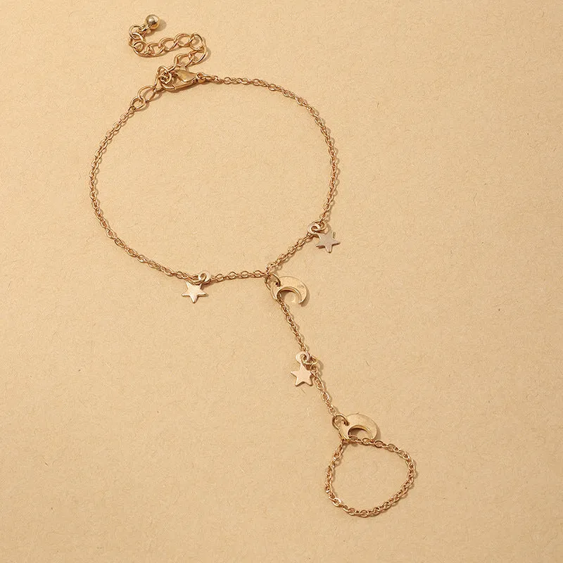 Fashion Simple Double Finger Star Bracelet Bracelet