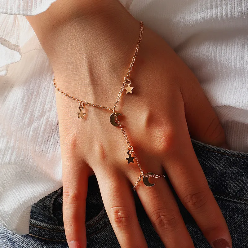 Fashion Simple Double Finger Star Bracelet Bracelet