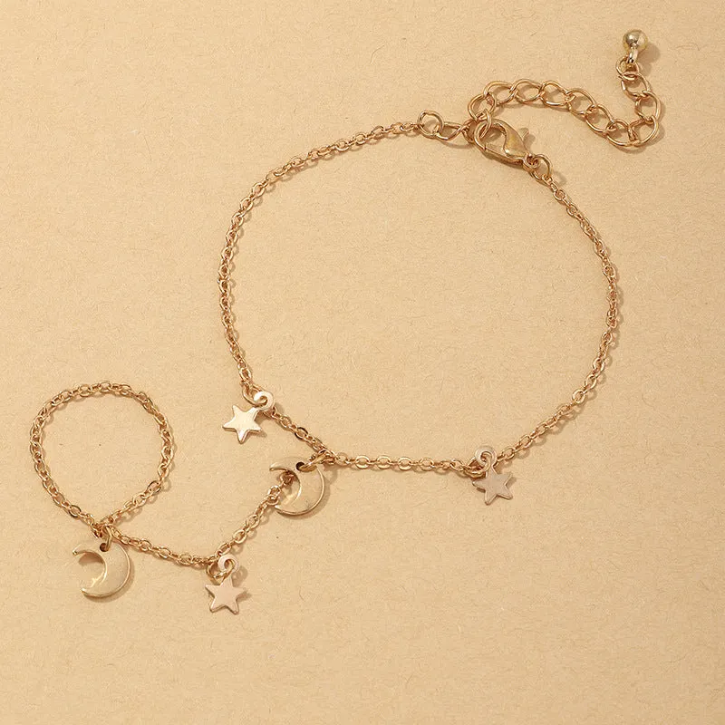 Fashion Simple Double Finger Star Bracelet Bracelet