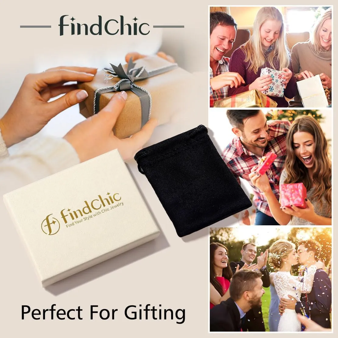FindChic Dainty Butterfly Necklace with Birthstones Gold Plated Pendant 16'' Chain Birthday Jewelry Gift for Girlfriend Mom Daughter, with Gift Box