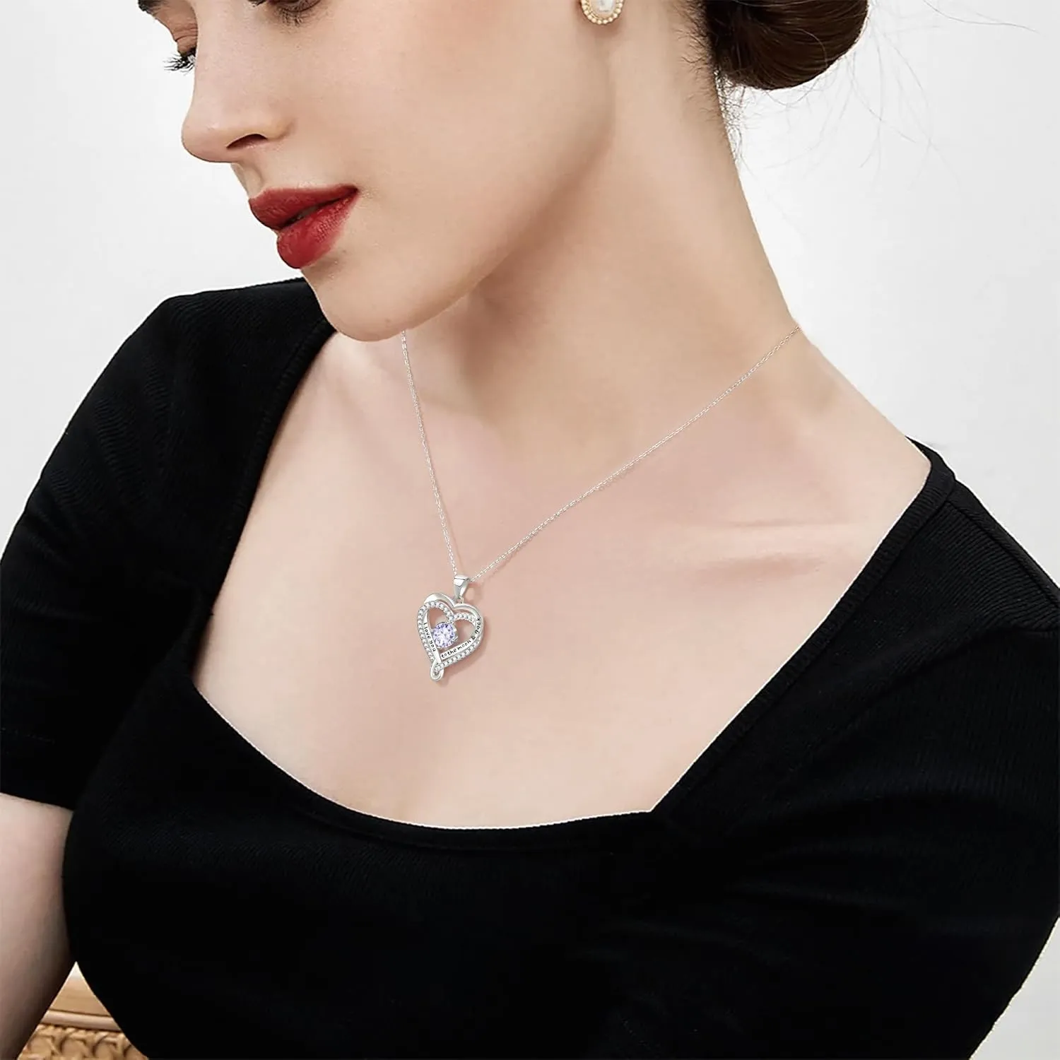   for Women    for Her S925 Sterling Silver Necklace Birthday Valentines Day Gifts for Women Gifts for Mom Wife Daughter Dainty Women Jewelry