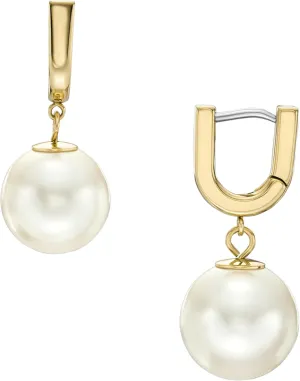Fossil Women's Stainless Steel Dangle/Drop or Hoop Earrings for Women