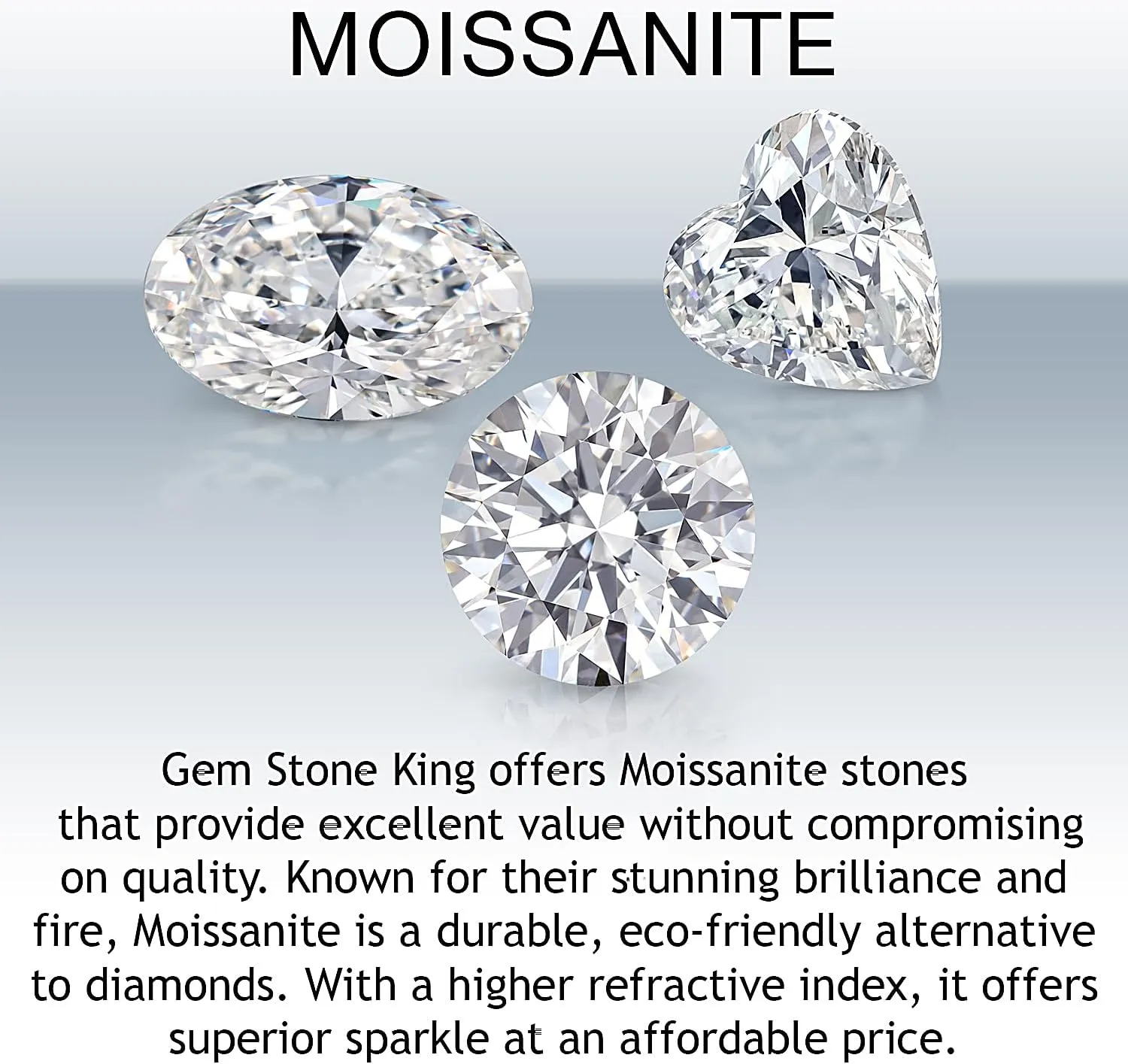 Gem Stone King 18K Rose Gold Plated Silver Gemstone Birthstone and White Moissanite Earrings | Studs with Removable Jackets for Women | Center Round 5MM