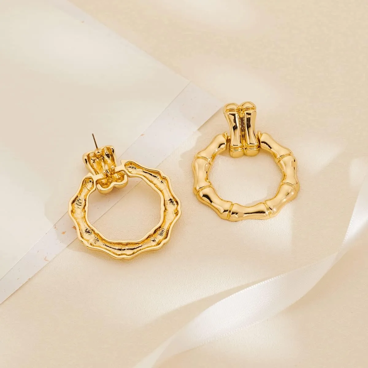 Gold Silver Hoop Dangle Earrings For Women Statement Retro Earrings Multiple Styles Jewelry for Birthday Party Jewelry