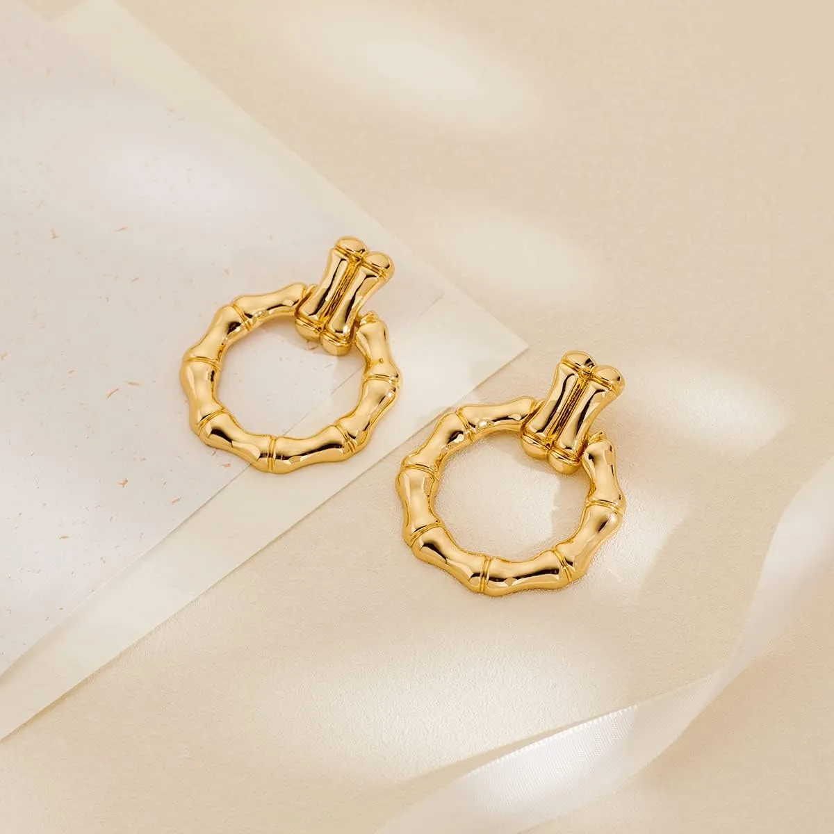 Gold Silver Hoop Dangle Earrings For Women Statement Retro Earrings Multiple Styles Jewelry for Birthday Party Jewelry