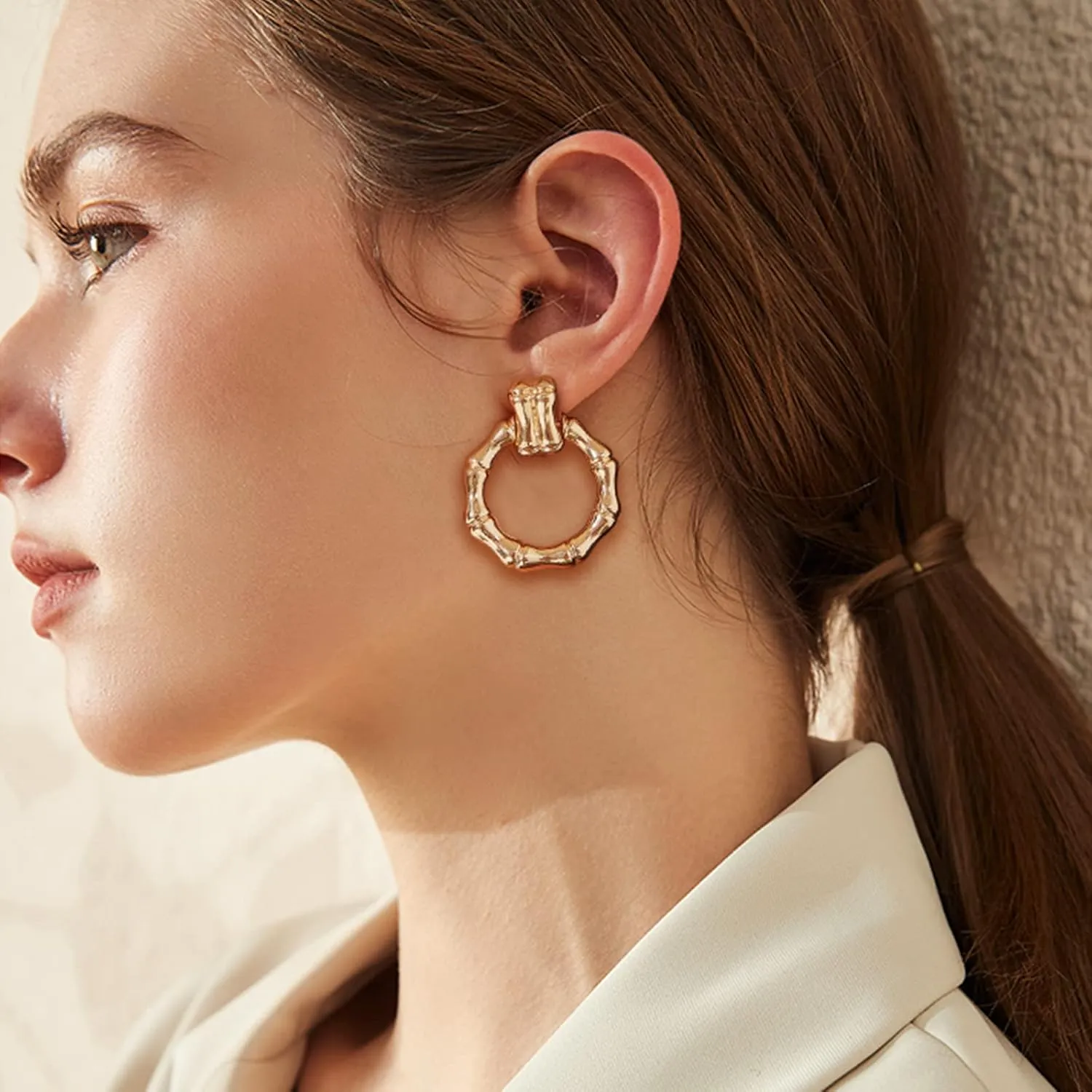 Gold Silver Hoop Dangle Earrings For Women Statement Retro Earrings Multiple Styles Jewelry for Birthday Party Jewelry