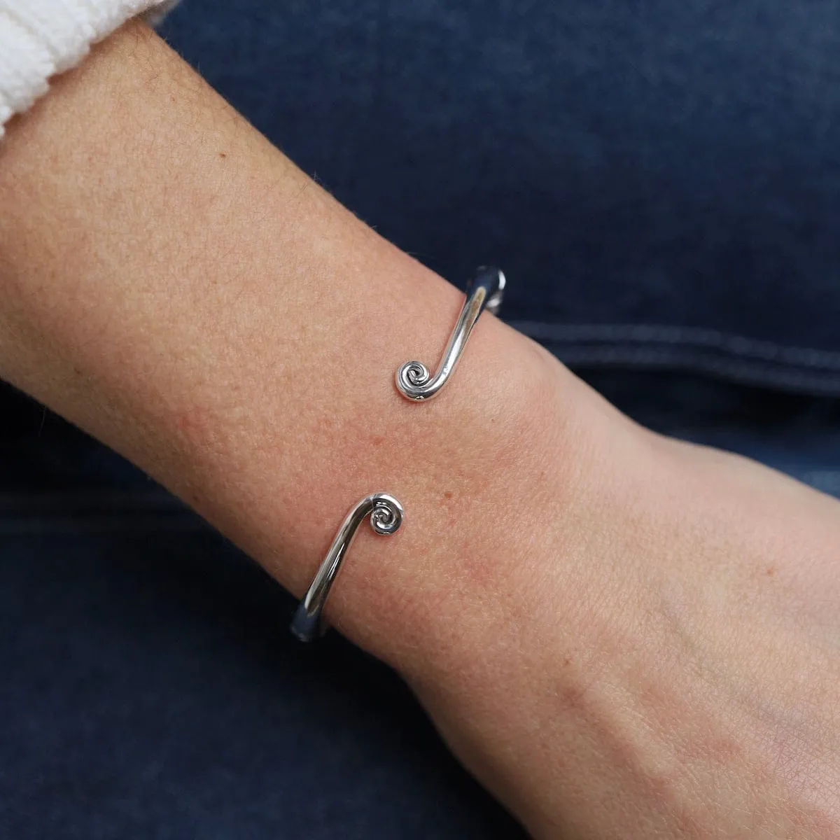 Heavy Wrapped Sterling Silver Cuff